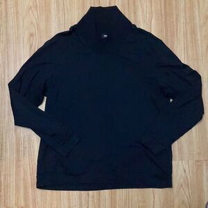 Black Cotton Long Sleeve Shirt EUC